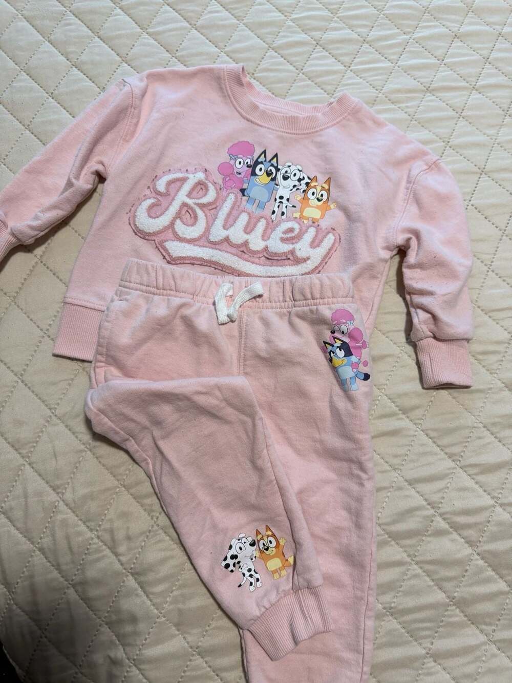 Bluey Toddler Girls Fleece Sweatshirt and Jogger Pants 2-Piece Set
2t Sweatshirt